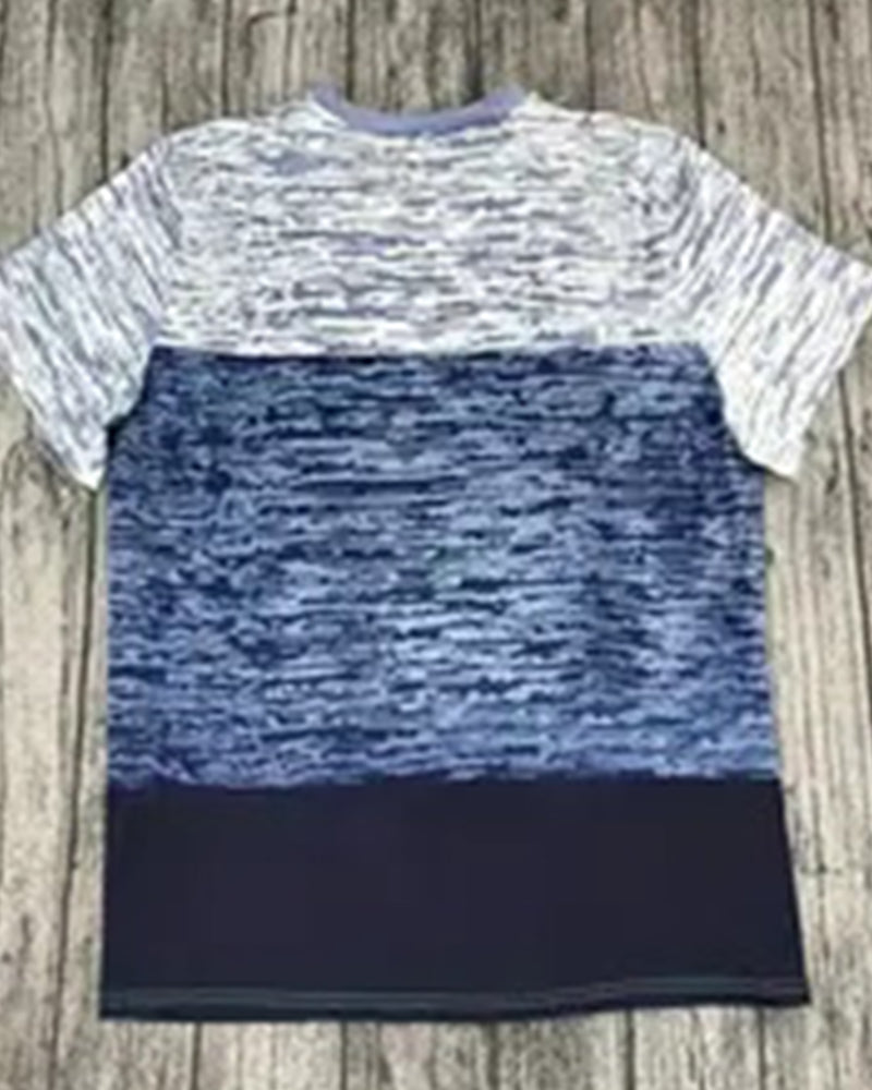 Josefin™ – Ledig T-shirt med Kontrast