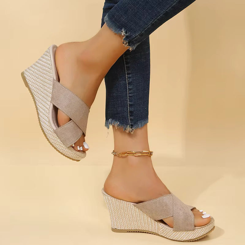 Almina | Bekväma Wedge Sandaler