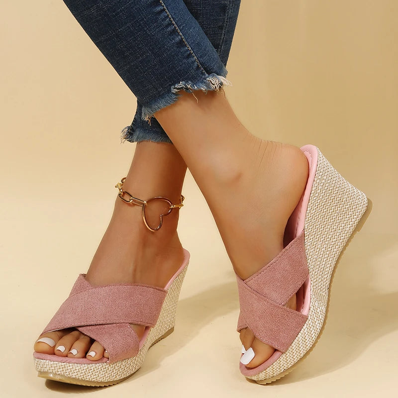 Almina | Bekväma Wedge Sandaler