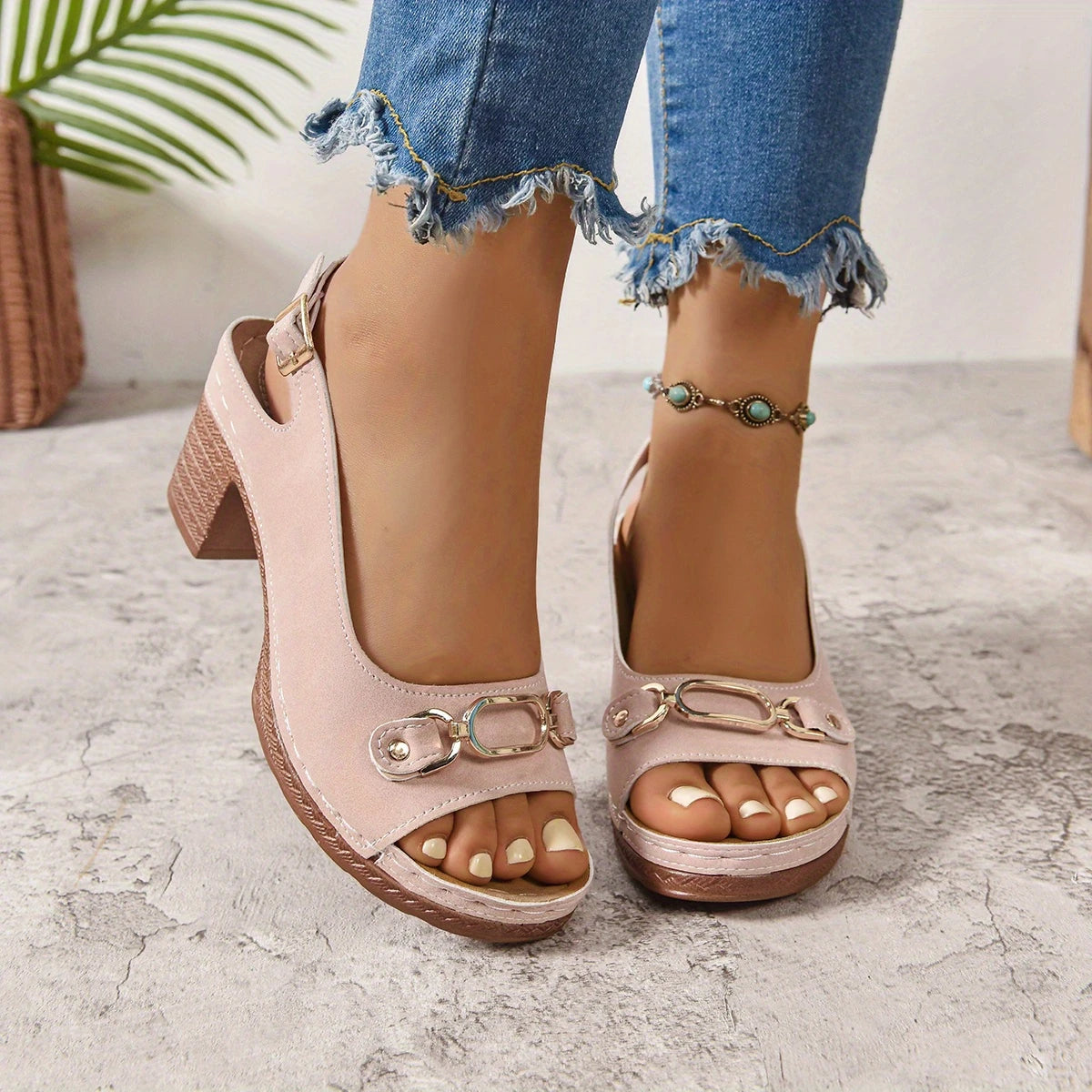 Dorothea™ - Chic Sandaler med Klack