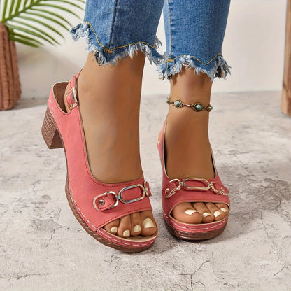 Dorothea™ - Chic Sandaler med Klack
