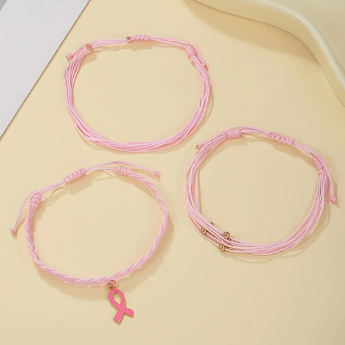 Hope & Strength armbandsset | Tillsammans mot Bröstcancer