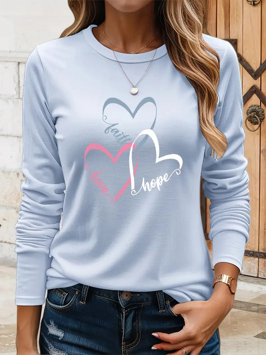 Tro, Kärlek, Hopp Sweatshirt | Tillsammans mot Diabetes