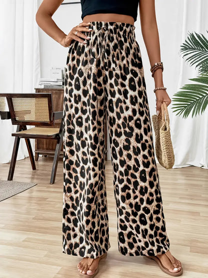 Tilde™ – Vida Leopardmönstrade Byxor