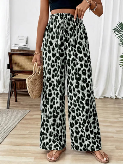 Tilde™ – Vida Leopardmönstrade Byxor