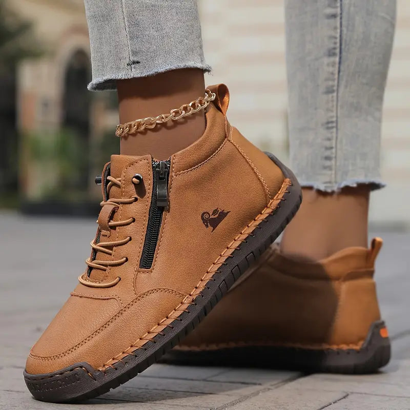 Elin™ – Handgjorda Slip-On Boots