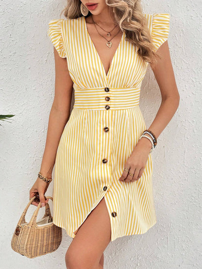 Beatrix™ - Randig Sommardress