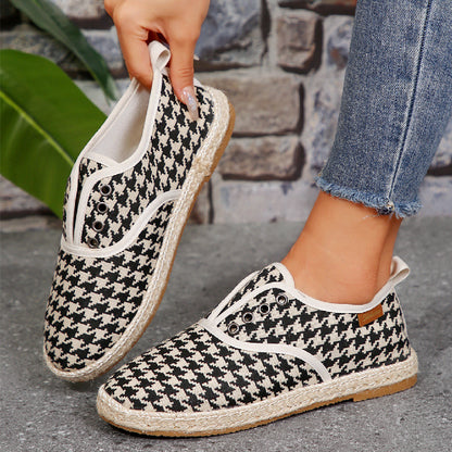 Emma™ – Canvassneakers med Snörning