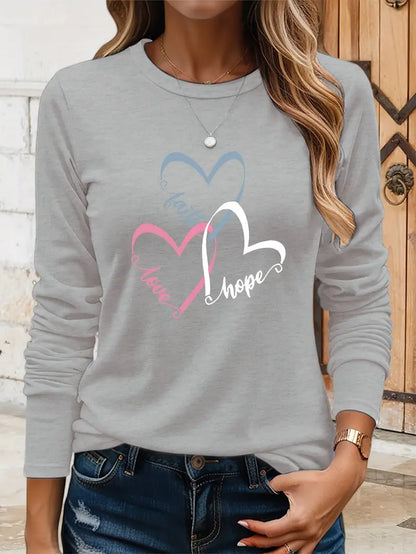 Tro, Kärlek, Hopp Sweatshirt | Tillsammans mot Diabetes