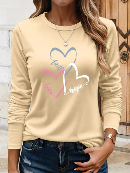 Tro, Kärlek, Hopp Sweatshirt | Tillsammans mot Diabetes