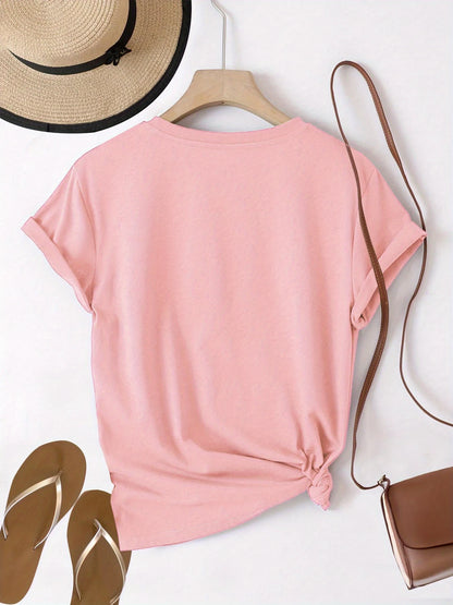 Hjärtefull Stil T-shirt | Tillsammans mot Bröstcancer