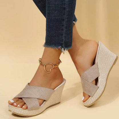 Almina | Bekväma Wedge Sandaler
