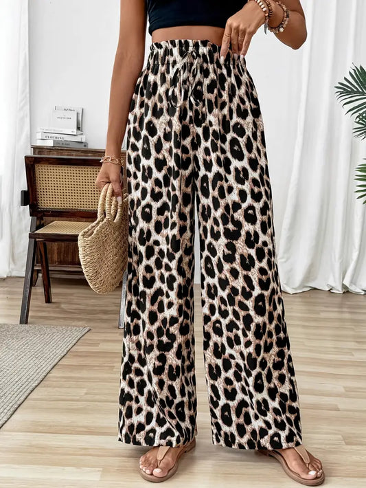 Tilde™ – Vida Leopardmönstrade Byxor