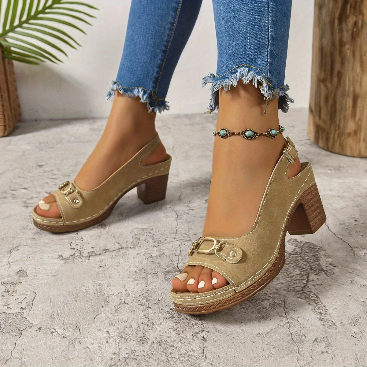 Dorothea™ - Chic Sandaler med Klack