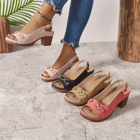 Dorothea™ - Chic Sandaler med Klack