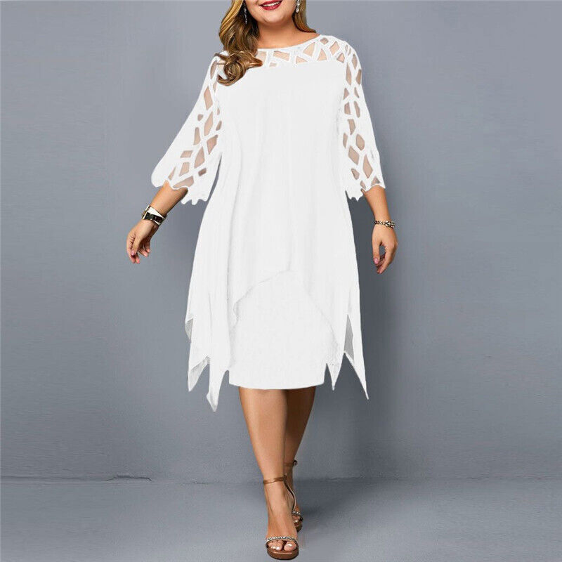 Nathalie™ – Plussize Midiklänning