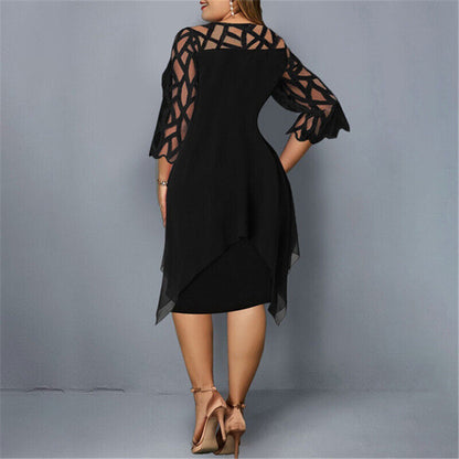 Nathalie™ – Plussize Midiklänning